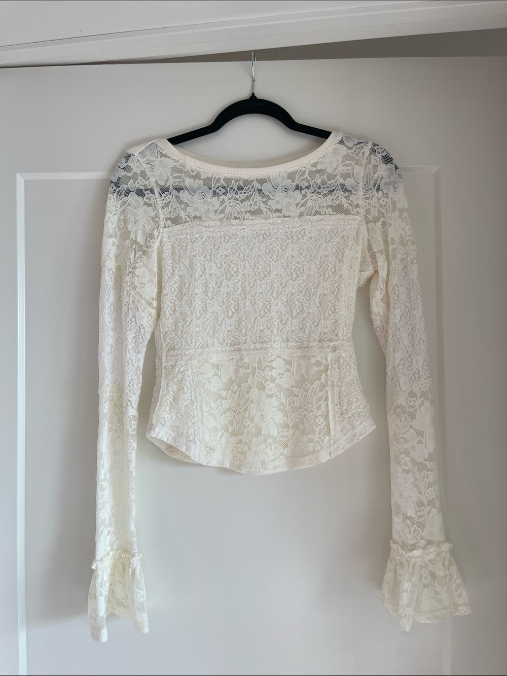 Altar'd State Ivory Lace Blouse